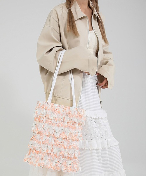 ショルダーバッグ・ポシェット [LE CONCEPT] Fillette Frill Bag ショルダーBAG FRILL | 子供服のオーシャン＆グラウンド