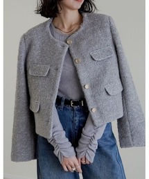 Re:EDIT（リエディ） ジャケット ノーカラージャケット 「入卒式