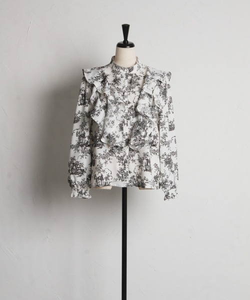 tocco closet（トッコ クローゼット） ブラウス シャツ ラッフルフリル