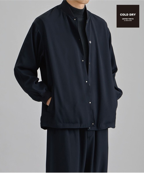 UNITED TOKYO 撥水COLD DRY ボンバーブルゾン　オフホワイト 撥水COLD DRY ボンバーブルゾン(1 OFF WHITE): : メンズ｜UNITED TOKYO