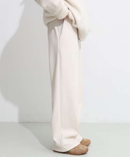 パンツ 「選べる丈・タイプ」ストレッチセンタープレスパンツ