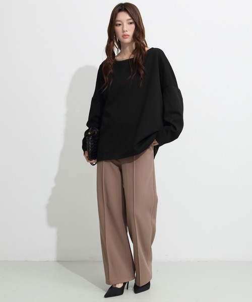 パンツ 「選べる丈・タイプ」ストレッチセンタープレスパンツ