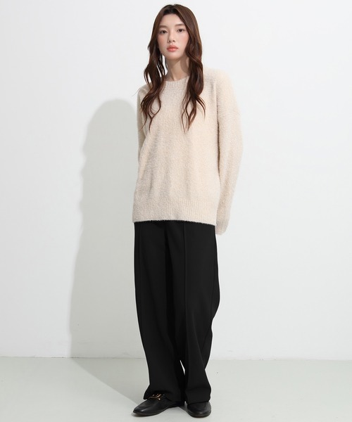 パンツ 「選べる丈・タイプ」ストレッチセンタープレスパンツ