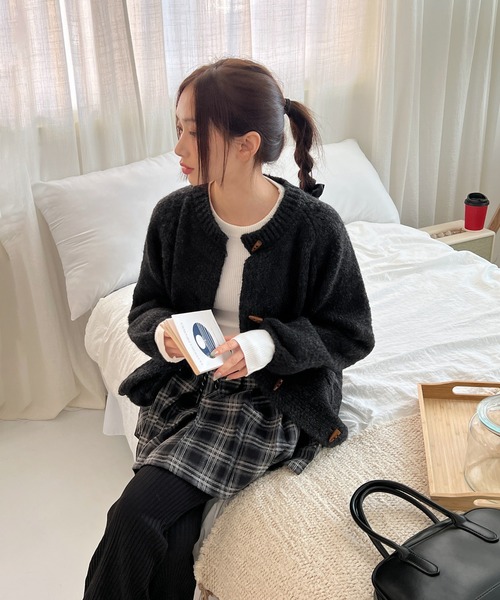 45rpm ゲージニット ジャケット カーディガン 古着 セーター ウッドボタン 45rpm ゲージニット ジャケット カーディガン 古着 セーター ウッドボタン