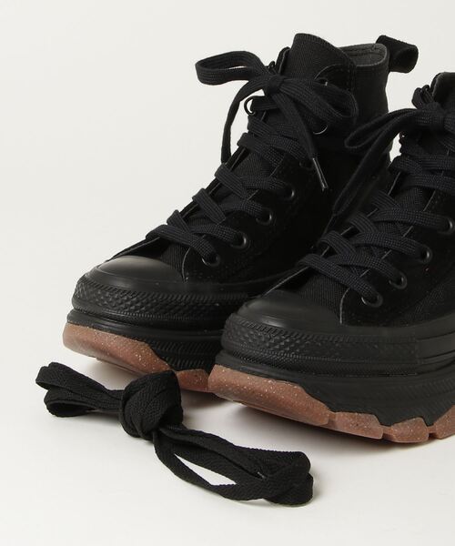 ✧美品【CONVERSE ALL STAR】 コンバース トレックウェーブ 黒 CONVERSE コンバース オールスター R トレックウェーブ SL SHIN