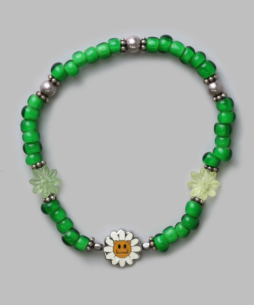 LION HEART（ライオンハート） ブレスレット “LEO”フラワービーズ