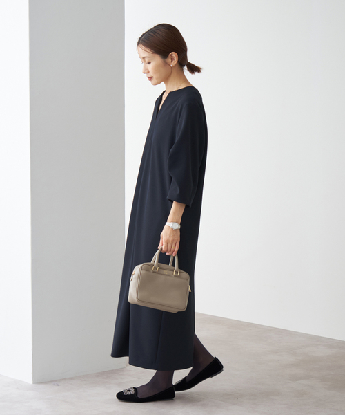 IENA（イエナ） ワンピース 「追加」タックスリーブワンピース