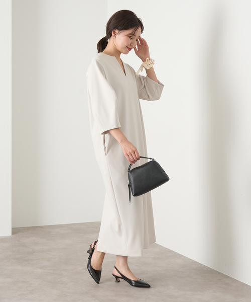 IENA（イエナ） ワンピース 「追加」タックスリーブワンピース