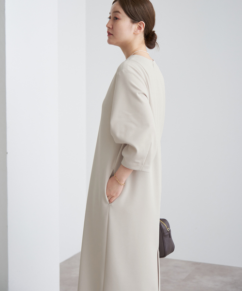 IENA（イエナ） ワンピース 「追加」タックスリーブワンピース