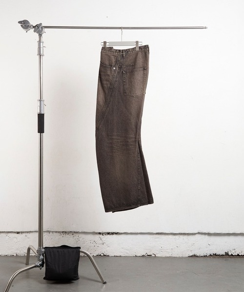 パンツ NVRFRGT 3D TWISTED WIDE LEG size1 3D TWISTED WIDE LEG JEANS | NVRFRGT