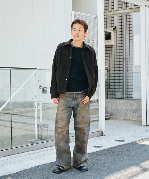 【新品】NVRFRGT 3D Twisted Wide Leg Jeans NVRFRGT - 【残りわずか】3D Twisted Wide Leg Jeans | ACRMTSM