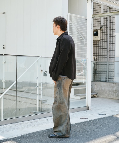 ジョニーブレイズ　デニム　セットアップ　コブラ　ネイビー　上3XL　下W38 90~00's Johnny Blaze ジョニーブレイズ デニム サイドポケット