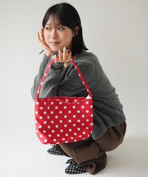 ヘッドポーター PORTER ドット柄 ナイロン ショルダーバッグ 水玉 ☆美品 ヘッドポーター PORTER ドット柄 ナイロン ショルダー