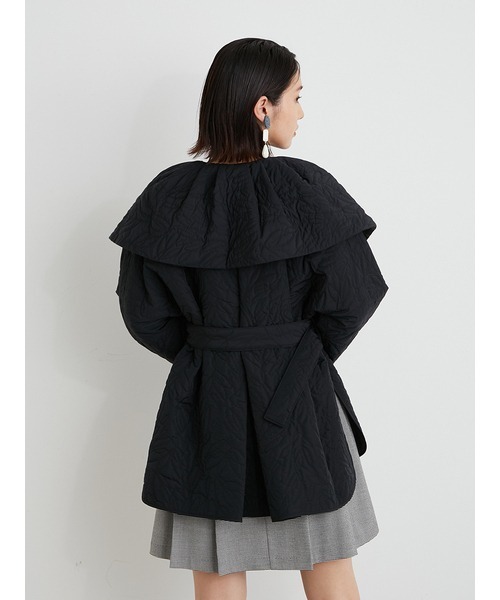 【新品未使用】rosyluce LILY FRILL JACKET BLACK LILY BROWN（リリーブラウン） ジャケット FREE アイボリー レディース