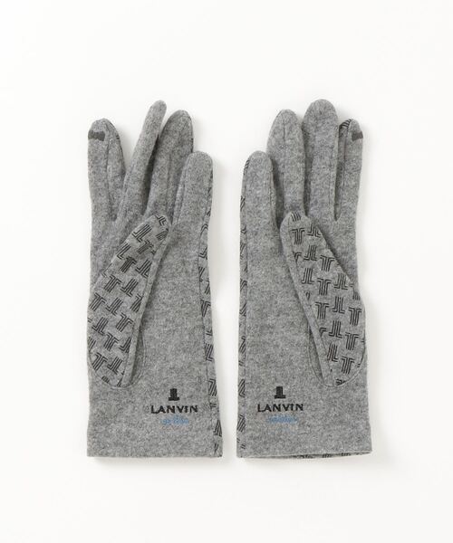 LANVIN en Bleu 「LANVIN Bleu」 手袋 - グレー レディース : ZOZOTOWN