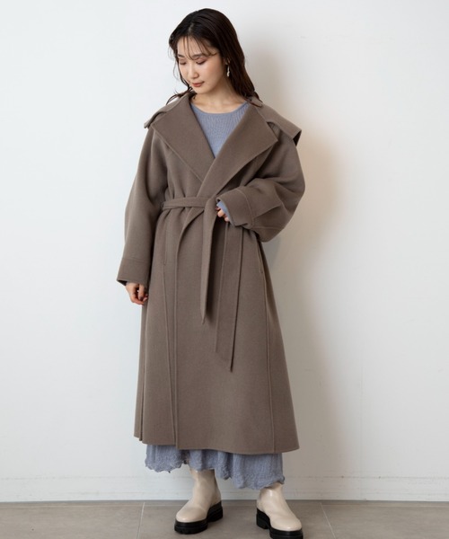 LILY BROWN（リリーブラウン） コート FREE ブルー レディース