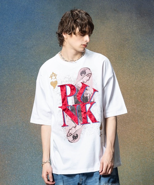 glamb PUNK Tシャツ Lサイズ glamb（グラム） tシャツ Punk Prayer T-Shirt / パンクプレイヤーT