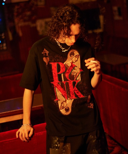 glamb（グラム） tシャツ Punk Prayer T-Shirt / パンクプレイヤーT