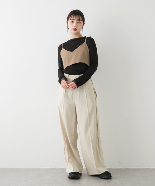 SENSE OF PLACE by URBAN RESEARCH バックリボンビスチェ レディース