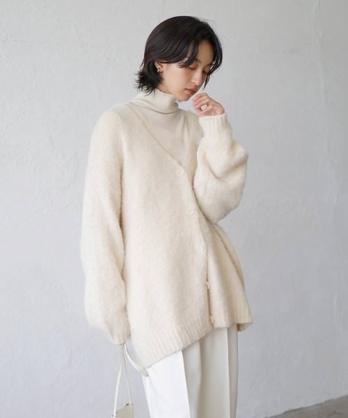 LIAN（リアン） ニットカーディガン FREE オフホワイト レディース