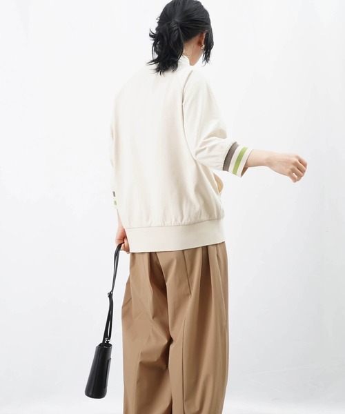 LADY LUCK LUCA tシャツ LC/LLL リブラインスタンドカラー