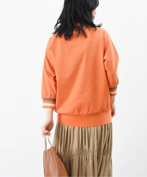 tシャツ LC/LLL リブラインスタンドカラーカットソー レディース LADY LUCK LUCA tシャツ LC/LLL リブラインスタンドカラー
