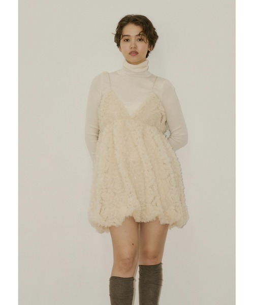 tulle mini dress NOTRE émor NOTRE emor ドレス tulle mini dress : ZOZOTOWN Yahoo!店