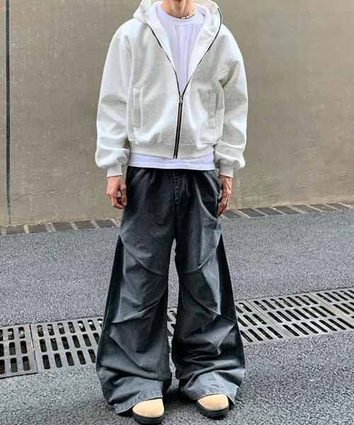 CAT グレー ジップアップジャケット Lサイズ Champion 「Champion」 ジップアップパーカー L グレー メンズ