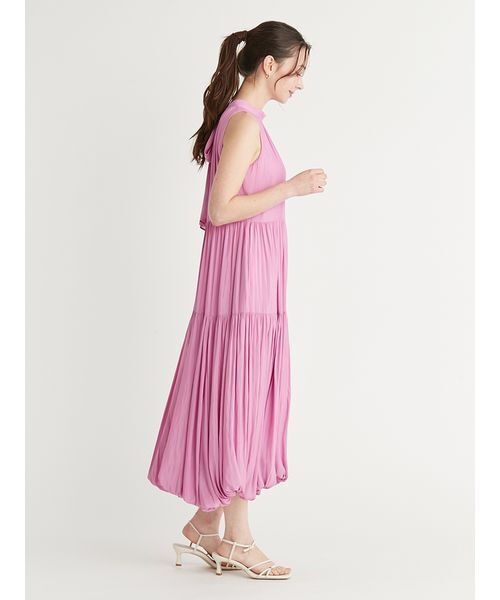 ワンピース Frill Sleeveless Dress (Pink) sinoon CELFORD（セルフォード） ワンピース 2WAYバルーンヘムワンピース