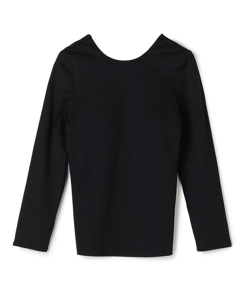 tシャツ ノーブルスムース バックシャンプルオーバー レディース