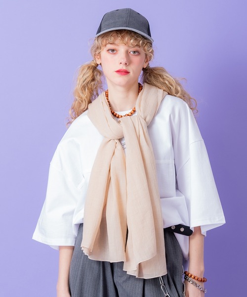 ケイミー kay me ストール ショール マフラー ストール マフラー an meets zakka サマーコットン大判エアリー