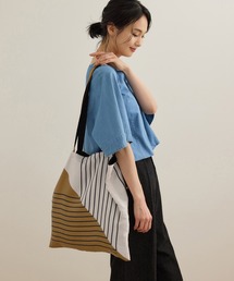ROPE'（ロペ） トートバッグ 幾何学柄シルクトートバッグ レディース