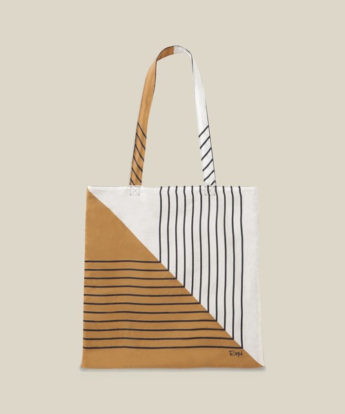 ROPE'（ロペ） トートバッグ 幾何学柄シルクトートバッグ レディース