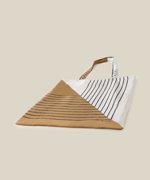 ROPE'（ロペ） トートバッグ 幾何学柄シルクトートバッグ レディース