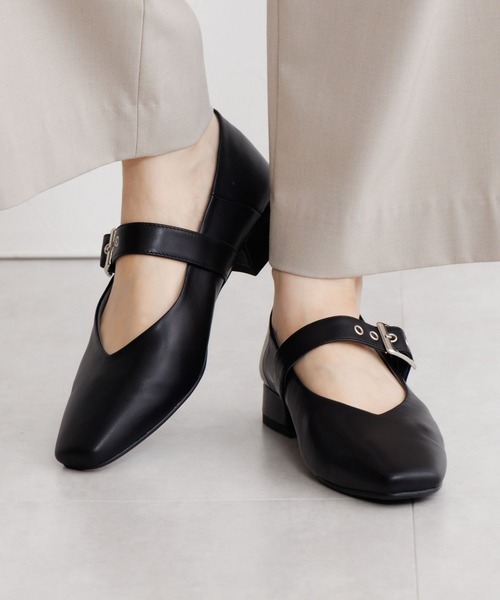 HIMIKO パンプス 「HIMIKO」「ZOZOTOWN限定」ハトメベルトメリー