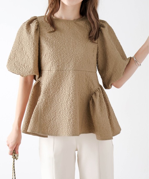 「SUGAR BISKET」 「La-gemme」7分袖チュニック L ブラック レディース