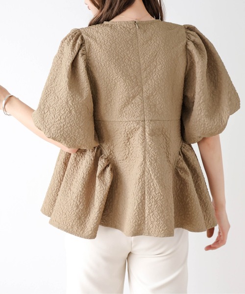 「SUGAR BISKET」 「La-gemme」7分袖チュニック L ブラック レディース