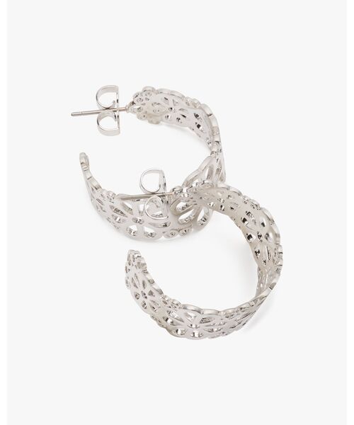 【kate spade】フラワー レース カットアウト フープピアス kate spade NEW YORK ピアス スペード フラワー レース フープ