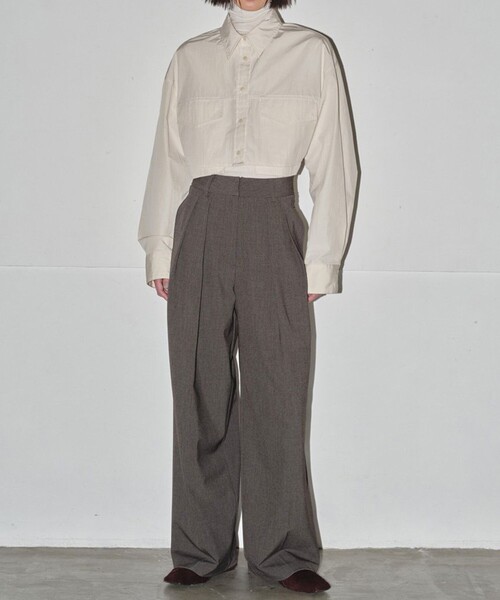 TODAYFUL◆長袖シャツ/FREE/ポリエステル/12210413 TODAYFUL（トゥデイフル）の「【TODAYFUL/トゥデイフル