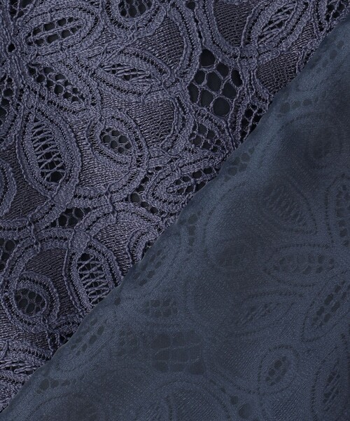 自由区（ジユウク） ブラウス シャツ フラワータイルレース ブラウス