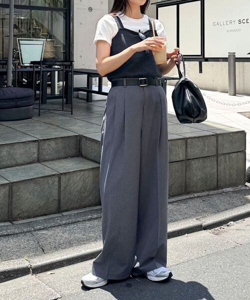 ksaito ニードル　スラックス fredy emue スラックス パンツ 「吸水速乾/接触冷感