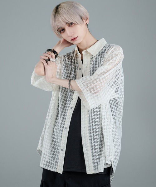 ADRER 「ADRER」 半袖シャツ SMALL ホワイト メンズ : ZOZOTOWN
