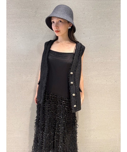 SNIDEL（スナイデル） ベスト FREE ブラック レディース : ZOZOTOWN