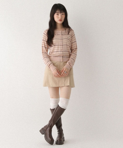Chesty♡未使用ボーダーカーディガン ダンボールニットボーダーカーディガン [C6847] - レディース