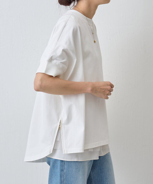 BEARDSLEY ライトグレー 半袖Tシャツ BEARDSLEY 「BEARDSLEY」 半袖カットソー FREE ライトグレー