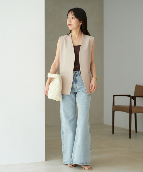plage ベスト ジレ 「有楽町店・WEB限定追加」calla lily