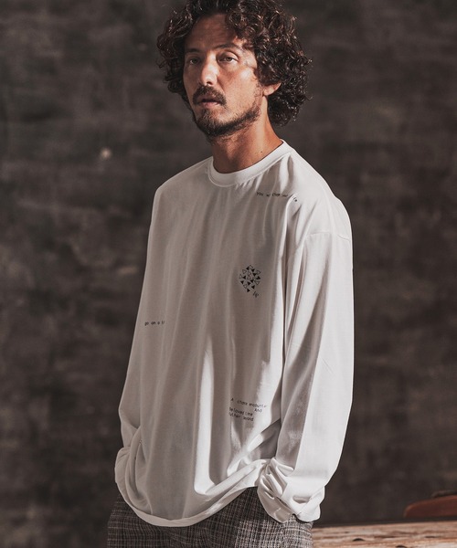 「FACTOTUM」 長袖Tシャツ 46 ブラック メンズ