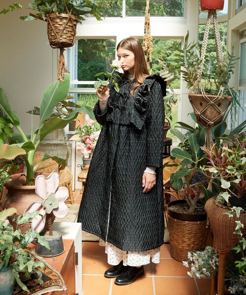 CAROLINA GLASER（カロリナ グレイサー） コート アウター ラメドット