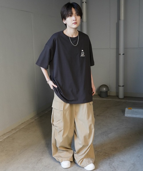 「ILL'S」 半袖Tシャツ M ベージュ系その他4 メンズ