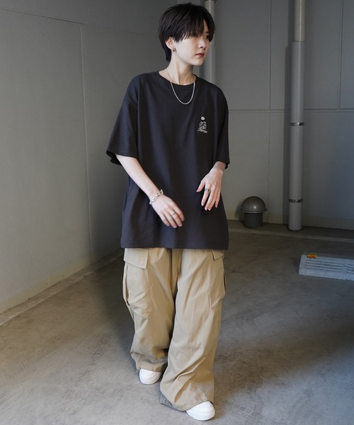 「ILL'S」 半袖Tシャツ M ベージュ系その他4 メンズ